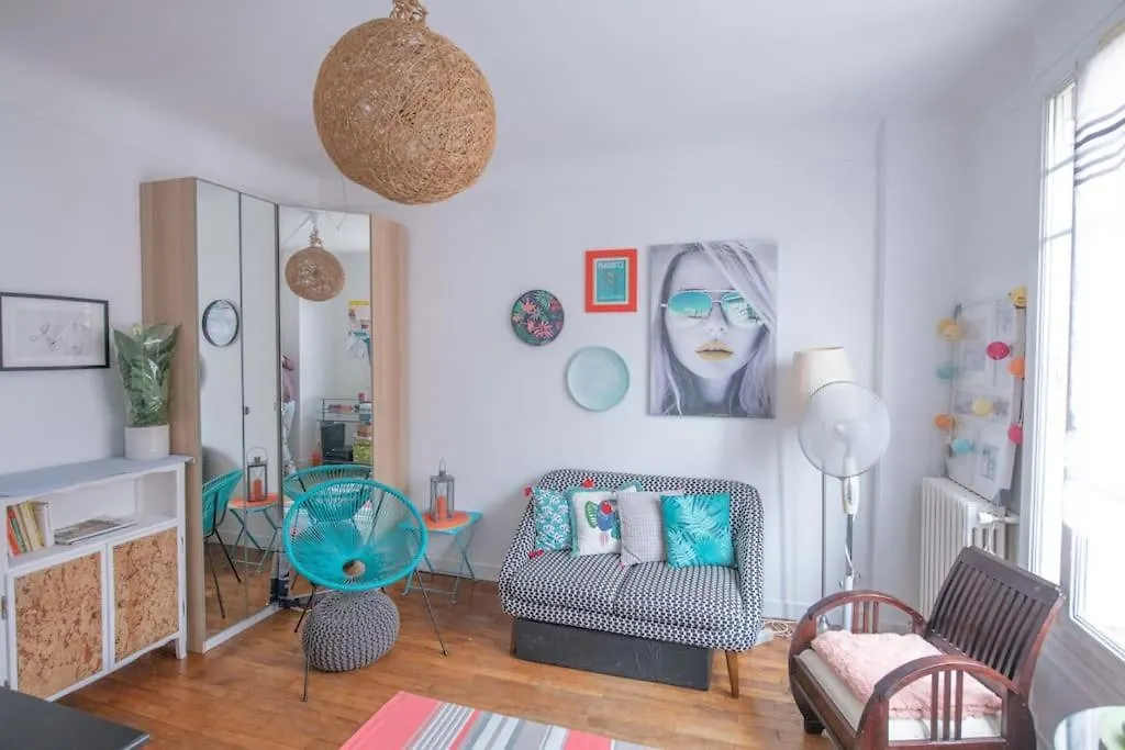 Josephine Baker , Appartement Cosy , 2 Pieces Ensoleille Paris 0*,  Frankrig
